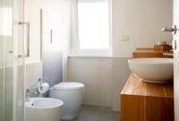 A bathroom at La Via del Mare