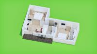 Plan piętra w obiekcie Appartements Plattlerhof