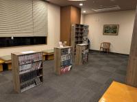 ホテルにある図書室