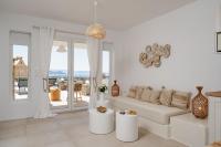 Posezení v ubytování Pleiades Villas Naxos
