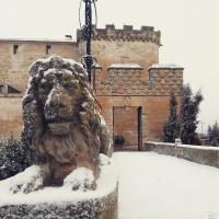 Posada Real Castillo del Buen Amor during the winter
