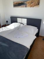 Postel nebo postele na pokoji v ubytování Ferienoberwohnung in Villa Pesca