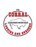 Et logo, certifikat, skilt eller en pris der bliver vist frem på Corral Villas Yellowstone