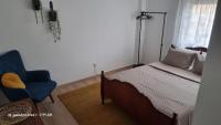 Postel nebo postele na pokoji v ubytování Beach apartment's