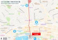 Půdorys ubytování Le Globe Trotteur - 2 pièces Cannes centre