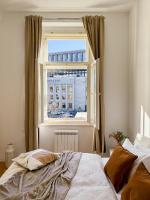 Postel nebo postele na pokoji v ubytování TurnKey I Wenceslas Square Apartments