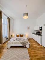 Kuchyň nebo kuchyňský kout v ubytování TurnKey I Wenceslas Square Apartments