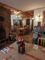 Et opholdsområde på Auberge Carcajou