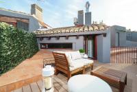 A balcony or terrace at Valencia Luxury - Boutique Redonda