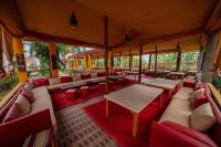 Posezení v ubytování Couleurs Berbères