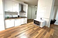 Kuchyň nebo kuchyňský kout v ubytování Plaza Europa Más que apartamentos