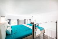 Posteľ alebo postele v izbe v ubytovaní BpR Szondi Cozy Apartment