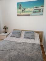 A bed or beds in a room at Apartamento MIRAMAR