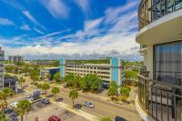 Ein allgemeiner Blick auf Myrtle Beach oder ein Stadtblick von des Chalets aus