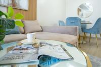Posezení v ubytování Luxurios One Bedroom High Floor