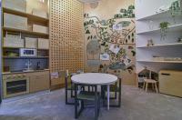 Kuchnia lub aneks kuchenny w obiekcie Apartament Pastelowa Portova