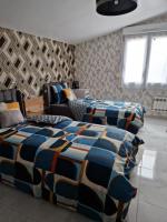 Posteľ alebo postele v izbe v ubytovaní charming house for 5 people Sirine57 long stay