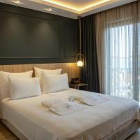 Postel nebo postele na pokoji v ubytování CUNDA PİER OTEL
