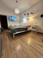 Televízia a/alebo spoločenská miestnosť v ubytovaní Apartament Marcel
