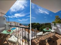 Balkón alebo terasa v ubytovaní Balcones de Benalmadena