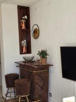 TV a/nebo společenská místnost v ubytování Apartments iris