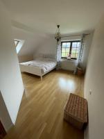 Postel nebo postele na pokoji v ubytování Apartmán Pod Javorovým