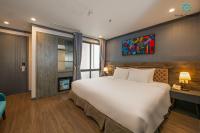Solare De Monte Hotel & Spaにあるベッド