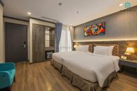 Solare De Monte Hotel & Spaにあるベッド