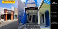 a collage of two pictures of a building at Moshi Moshi in Probolinggo