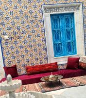 Posezení v ubytování Dreaming room - Sidi Bou Saïd