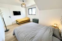 Posteľ alebo postele v izbe v ubytovaní Duplex neuf Hyper Design - Piscine chauffée
