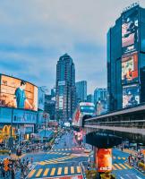 Vedere generală la Kuala Lumpur sau o vedere a orașului de la acest apartament