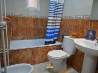 A bathroom at Cozy apartment in downtown area