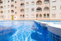 The swimming pool at or close to Cozy apartment in downtown area