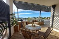 Balkón alebo terasa v ubytovaní Laurina - Terrace with sea view Patio - by TGB