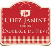 ein Etikett für ein Restaurant mit Tasse, Gabel und Messer in der Unterkunft Gite du Hameau in Voiteur