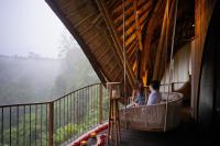 BELALU Bali Boutique & SPA experienceにあるバルコニーまたはテラス