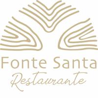 due loghi per il ristorante del centro di Santa Ana di Hotel Fonte Santa a Monfortinho