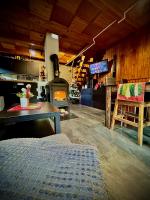 A seating area at Chata na Liptove