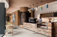 Lounge nebo bar v ubytování Hong Kong Ocean Park Marriott Hotel