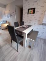 Posezení v ubytování Ferienwohnung Saarschleife