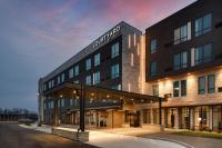 a building with a sign on the front of it at Courtyard by Marriott Jefferson City in Jefferson City
