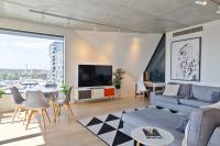 Penthouse Apartment Collingwoodにあるシーティングエリア