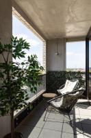 Penthouse Apartment Collingwoodにあるシーティングエリア