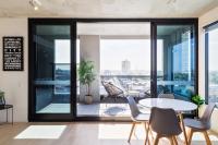 Penthouse Apartment Collingwoodにあるシーティングエリア