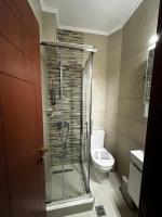 Koupelna v ubytování Hotel Alkyon