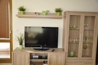 Televízia a/alebo spoločenská miestnosť v ubytovaní Olympic Park Apartment