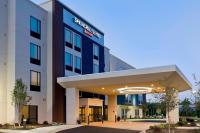 a hospital building with a sign on the front of it at SpringHill Suites by Marriott Philadelphia Langhorne in Langhorne
