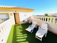 A balcony or terrace at Pretty bungalow with Prívate terrace