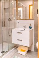 Kúpeľňa v ubytovaní Apartamenty Majer Łeba